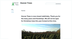 Desktop Screenshot of hoovertrees.com