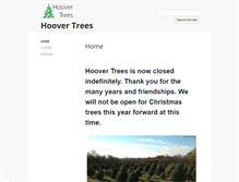 Tablet Screenshot of hoovertrees.com